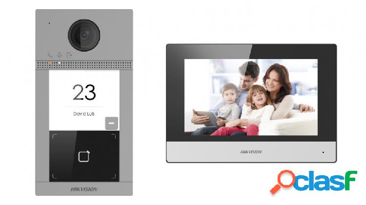 Hikvision Kit de Videoportero IP + Monitor Touch 7",