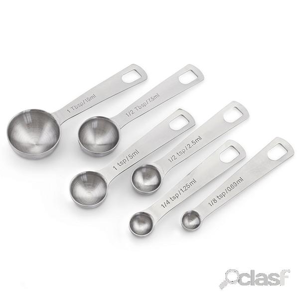 Honana CF-MS06 6 piezas de acero inoxidable cuchara de