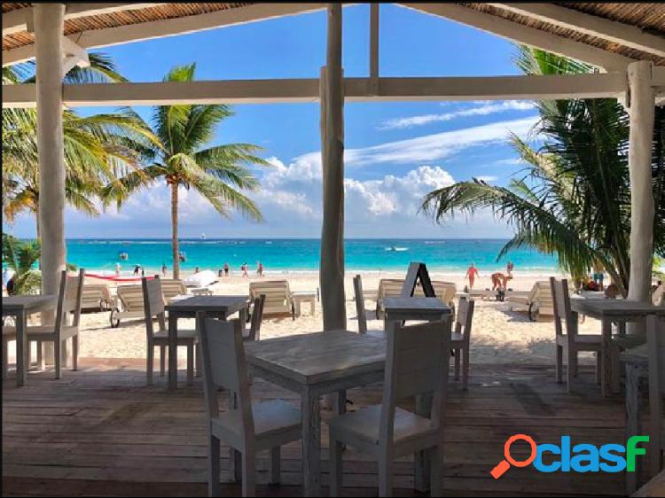Hotel with beach club and restaurant for sale in Tulum!