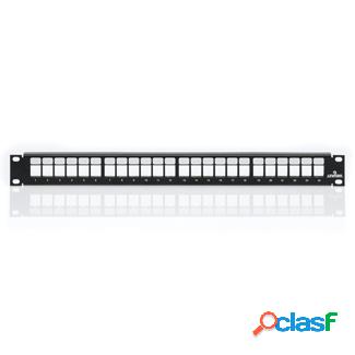 Leviton Panel de Parcheo QuickPort, 24 Puertos, 1U