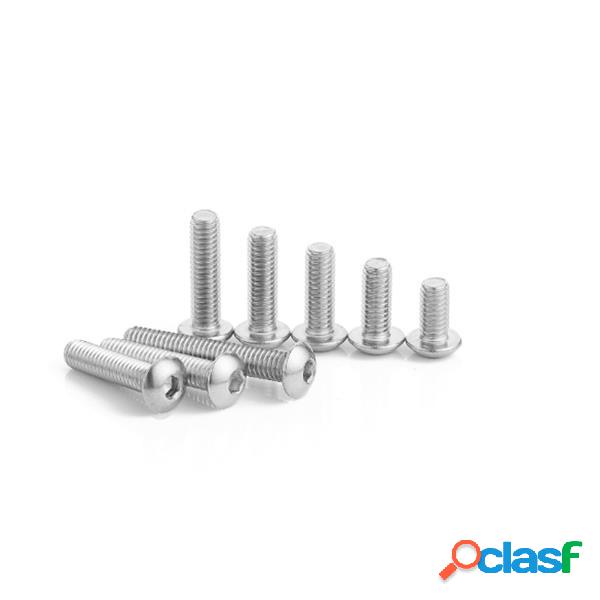 M5SH6 50Pcs M5 Acero inoxidable Hexagonal zócalo Tornillo