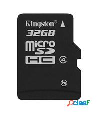 Memoria Flash Kingston, 32GB microSDHC Clase 4