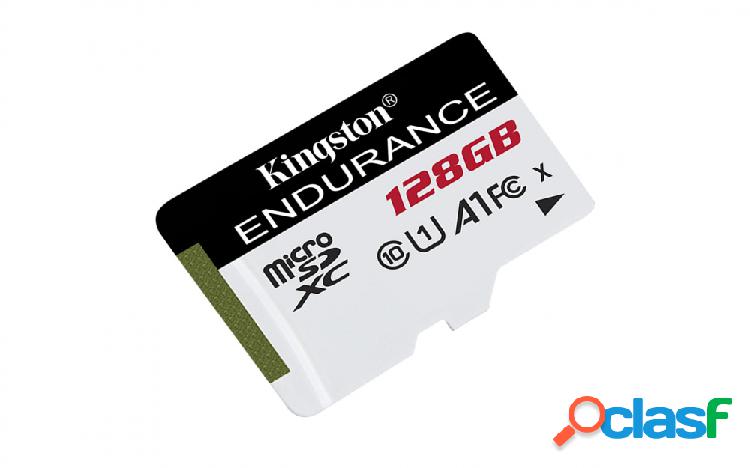 Memoria Flash Kingston High Endurance, 128GB MicroSD Clase