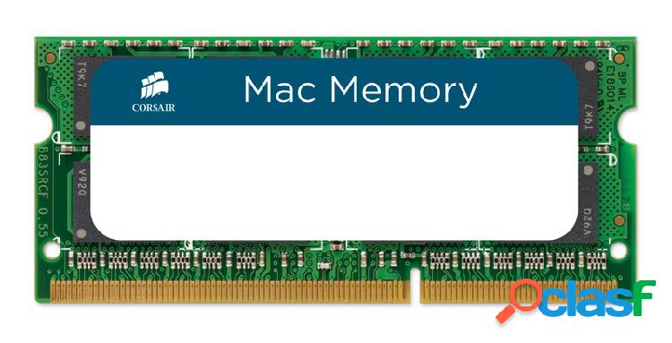 Memoria RAM Corsair DDR3, 1066MHz, 4GB, CL7, SO-DIMM, para