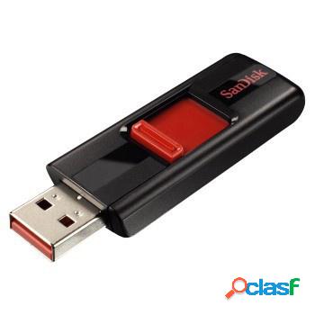 Memoria USB SanDisk Cruzer, 32GB, USB 2.0, Negro