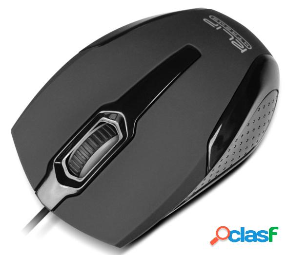 Mouse Klip Xtreme Óptico KMO-120BK, Alámbrico, USB,