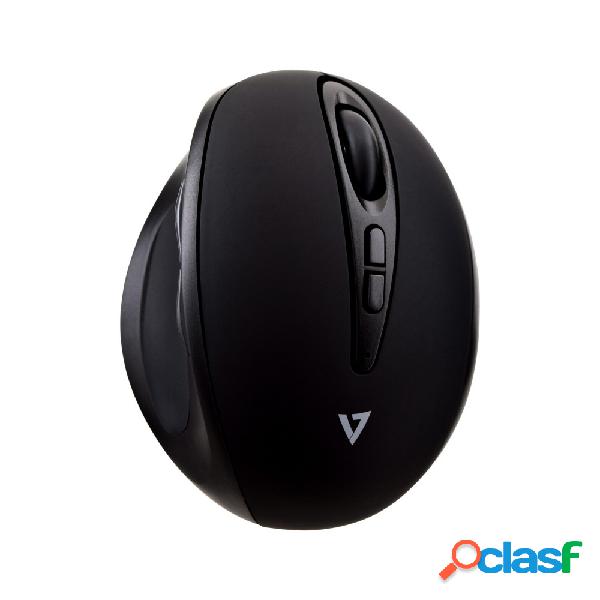 Mouse V7 Óptico MW400, Inalámbrico, Bluetooth, 1600DPI,
