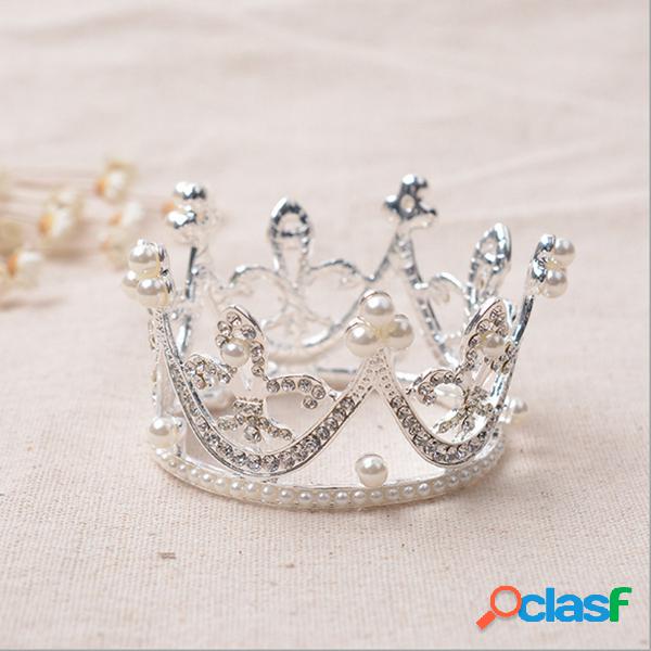 Novia Diamante Perla Princesa Reina Cristalino Rhinestone