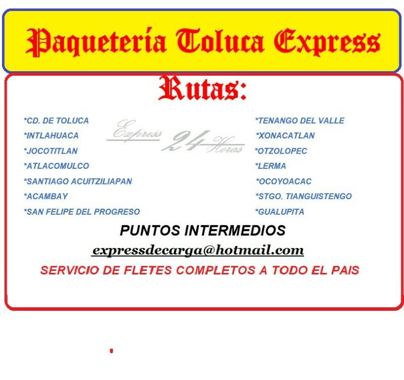 PAQUETERIA TOLUCA express