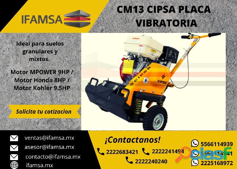 PLACA COMPACTADORA CM13 MCA CIPSA EN MERIDA,YUC.
