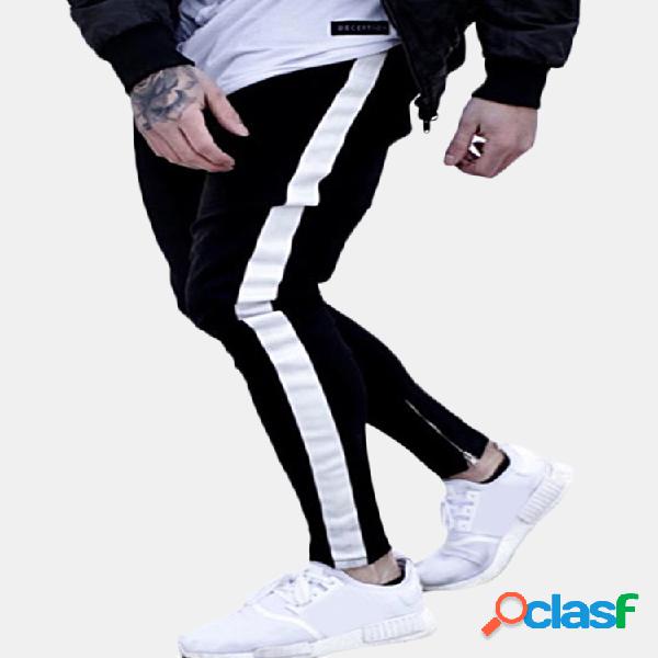 Raya transpirable deportiva casual para hombre Delgado