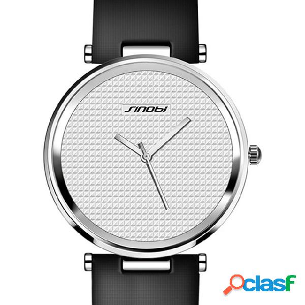 Reloj de cuarzo estilo casual Reloj de pulsera unisex ultra