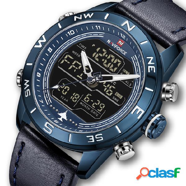Reloj de estilo deportivo para hombres Reloj resistente al