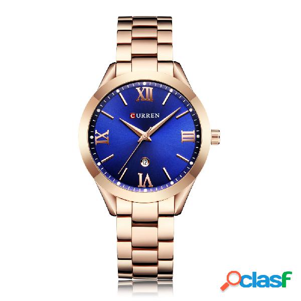 Relojes de cuarzo de moda Relojes de pulsera de acero