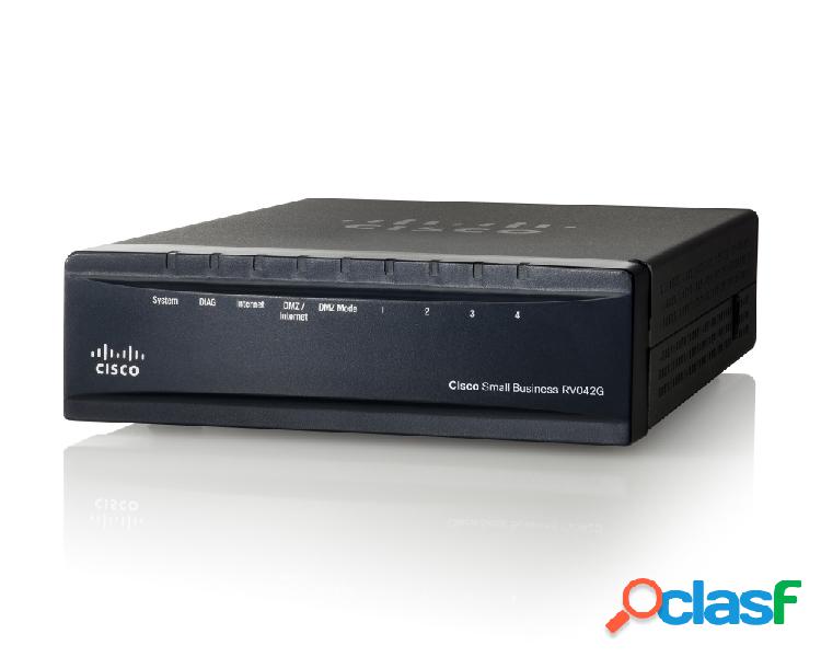 Router Cisco Gigabit Ethernet RV042G, Alámbrico, 6x RJ-45