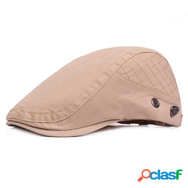 Sombrero ajustable de la gorra de la boina del color sólido