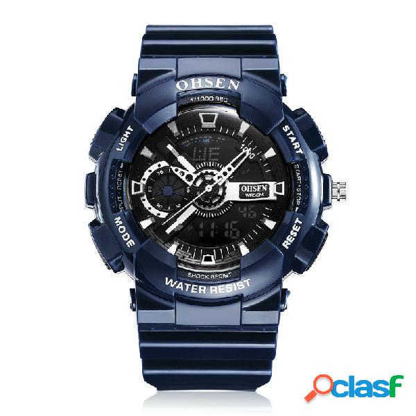 Sport Luminous Men Watches Dual Display Reloj digital