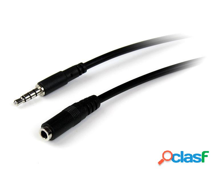 StarTech.com Cable AUX 3.5mm Macho - 3.5mm Hembra, 1 Metro,