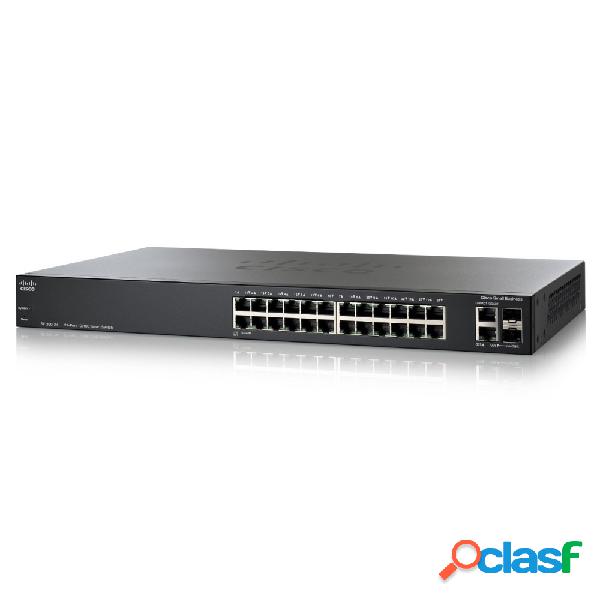 Switch Cisco Fast Ethernet SF200-24, 10/100Mbps, 8.8Gbit/s,