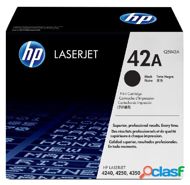 Tóner HP 42A Negro, 10.000 Páginas