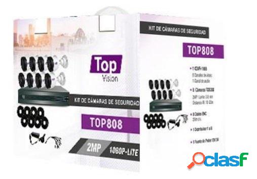 Topvision Kit de Vigilancia TOP808 de 8 Cámaras CCTV Bullet