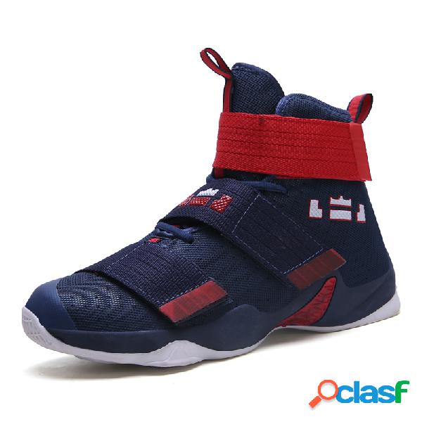 Zapatillas de baloncesto de caña alta, cómodas,