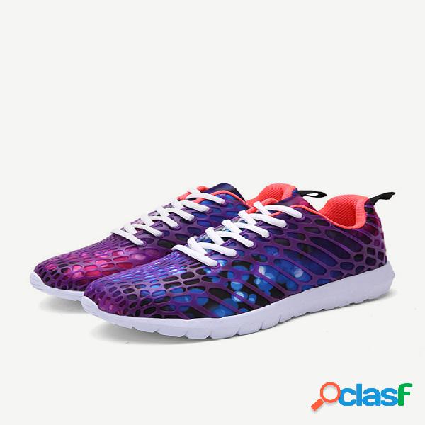 Zapatillas de pareja casuales modernas en camuflaje para