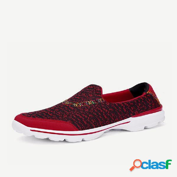 Zapatos casuales coloridos transpirables con suela blanda