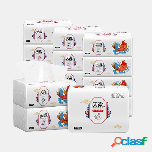 10 paquetes de 4 capas para bebés Soft Papel de bombeo