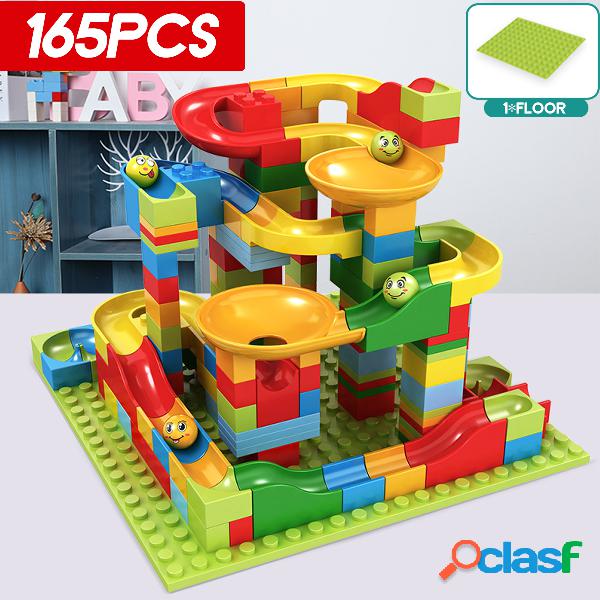 165pcs 3D Building Blocks Azulejos Juego de juguetes de