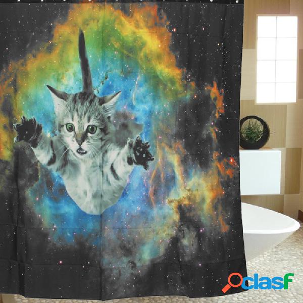 180 * 180cm Personalizado Gato Galaxy Space Theme