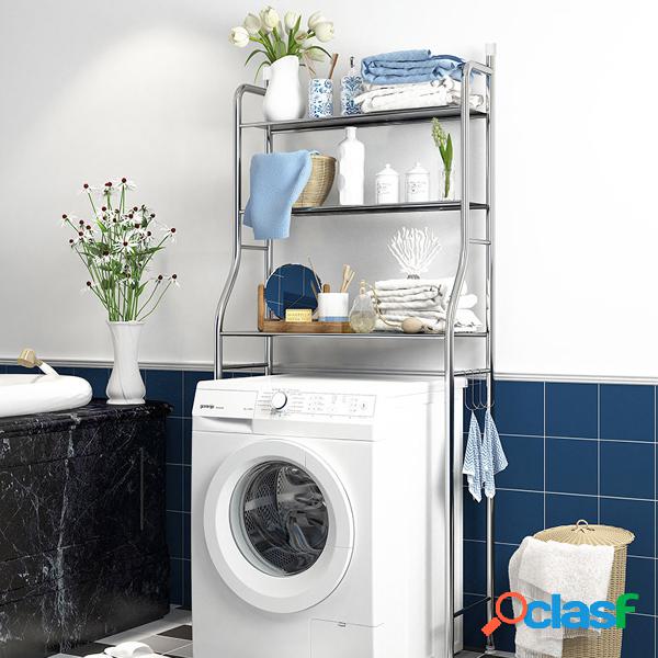 2/3 niveles sobre el inodoro Cuarto de baño Ahorro de