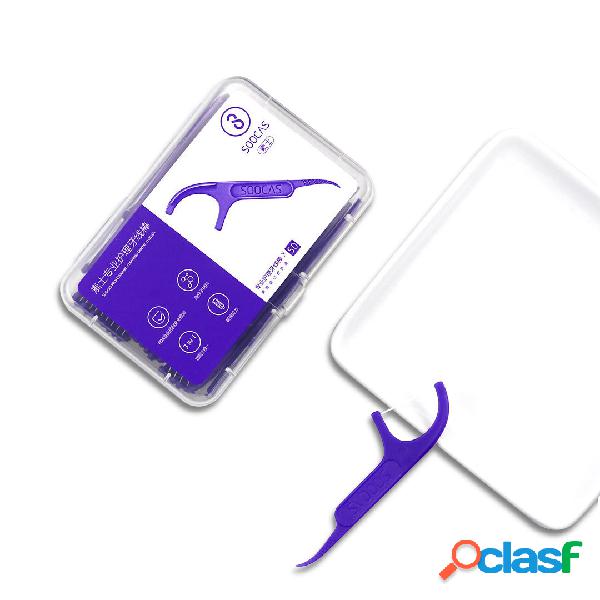 300pcs Soocas Profesional Dental Flosser ergonómico Diseño