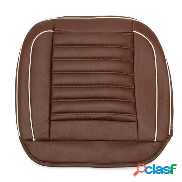 50x50cm Cuero PU Coche Cojín Asiento Funda para silla Negro