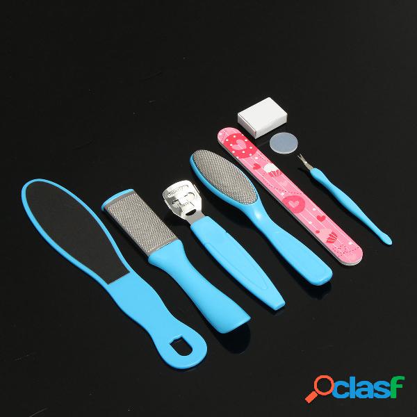 8Pcs Raspador de kit de archivo de pie Raspador de muertos