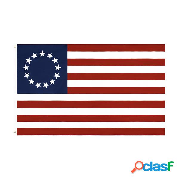 90x150cm Bandera estadounidense Bandera de EE. UU. Línea