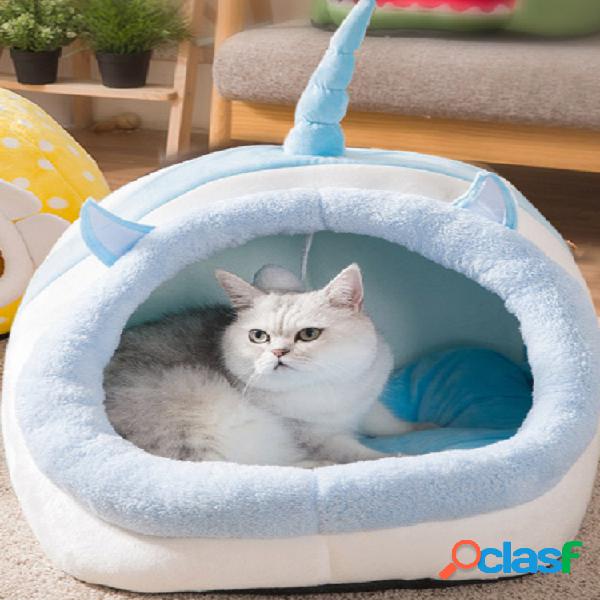 Arena para gatos Pet Cat Yurt Cartoon Cat Villa Four Seasons