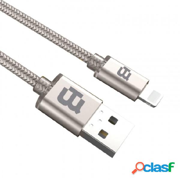 Blackpcs Cable CAGYLT2M-3 USB A Macho - Lightning Macho, 2