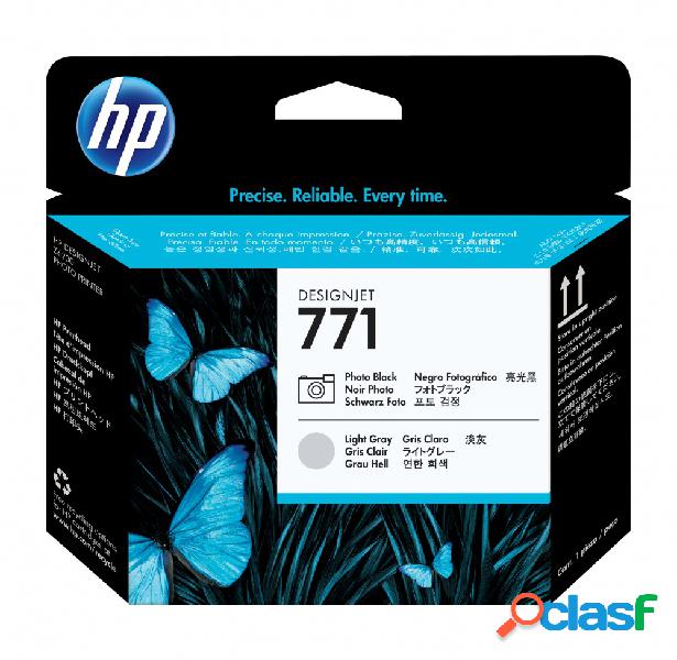 Cabezal HP 771 Negro Fotográfico/Gris Claro