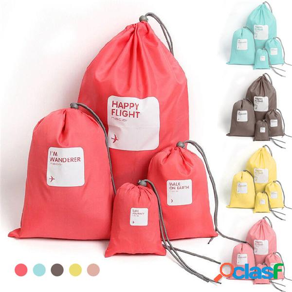 Casual 4 UNIDS Nylon Impermeable Beam Port Storage Bolsa