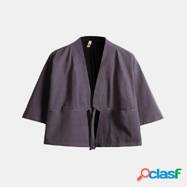 Chaqueta casual para hombre, transpirable, fina, de color