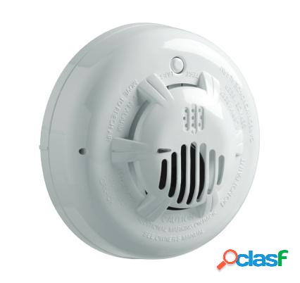DSC Detector de Humo PG9933, Inalámbrico, Blanco, para