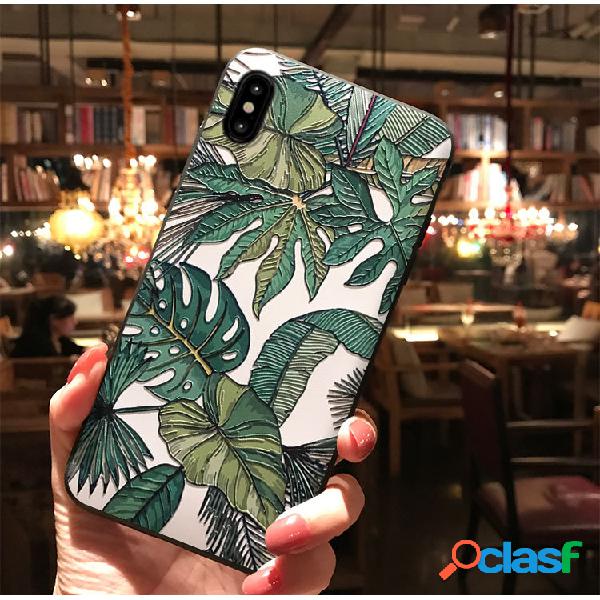 Double Flower Jungle para Iphonexs Max Funda protectora en