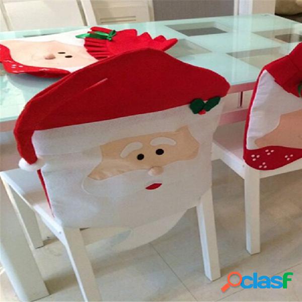 Fundas para sillas de Navidad Decoración navideña de Papá