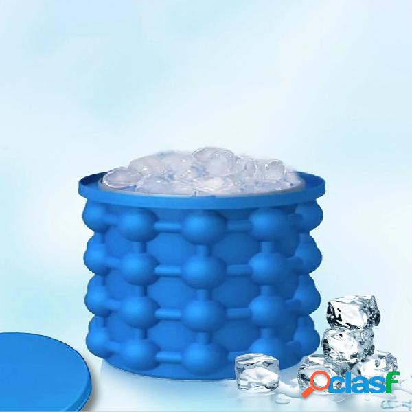 Grado alimenticio Silicona Cubo de hielo Hielo Cube Molde