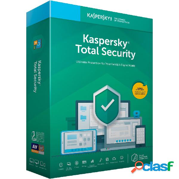 Kaspersky Total Security, 5 Usuarios, 1 Año, Windows/Mac