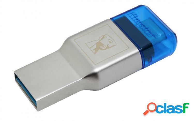 Kingston Lector de Memoria MobileLite Duo 3C, MicroSD, USB