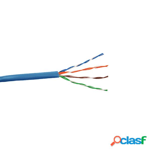 LinkedPRO Bobina de Cable Cat6 UTP, 305 Metros, Azul