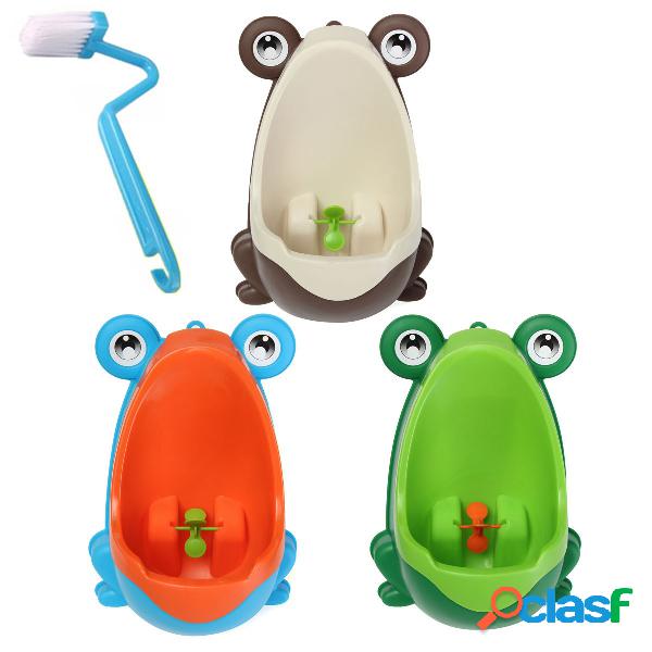 Lovely Frog Niños Potty Toilet Training Brush Limpieza