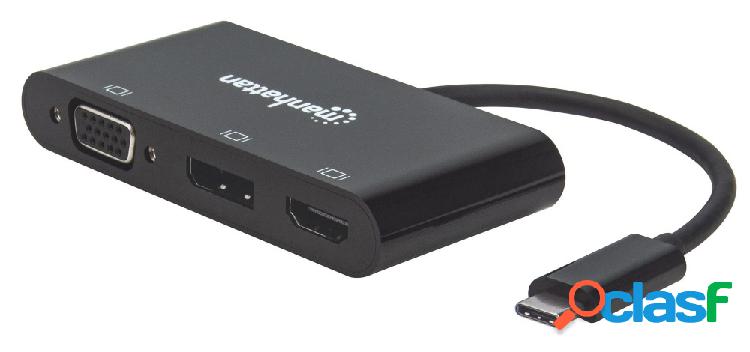 Manhattan Docking Station 152990 USB C, 1x Displayport, 1x
